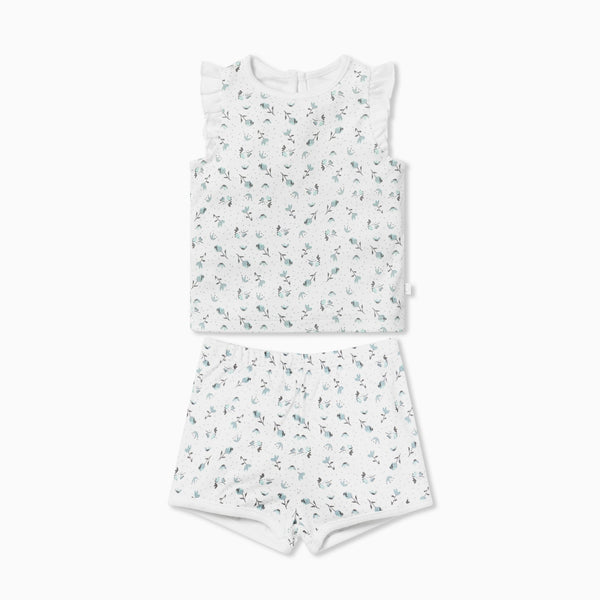 Floral Summer Pyjamas Organic Baby Pyjamas MORI EU