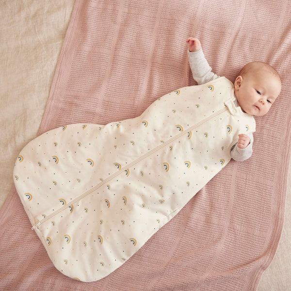 Rainbow Front Opening Sleeping Bag 1.5 TOG Baby Sleep MORI EU