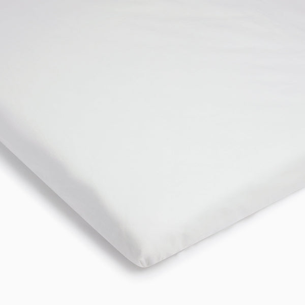 White Cot Bed Fitted Sheet MORI EU