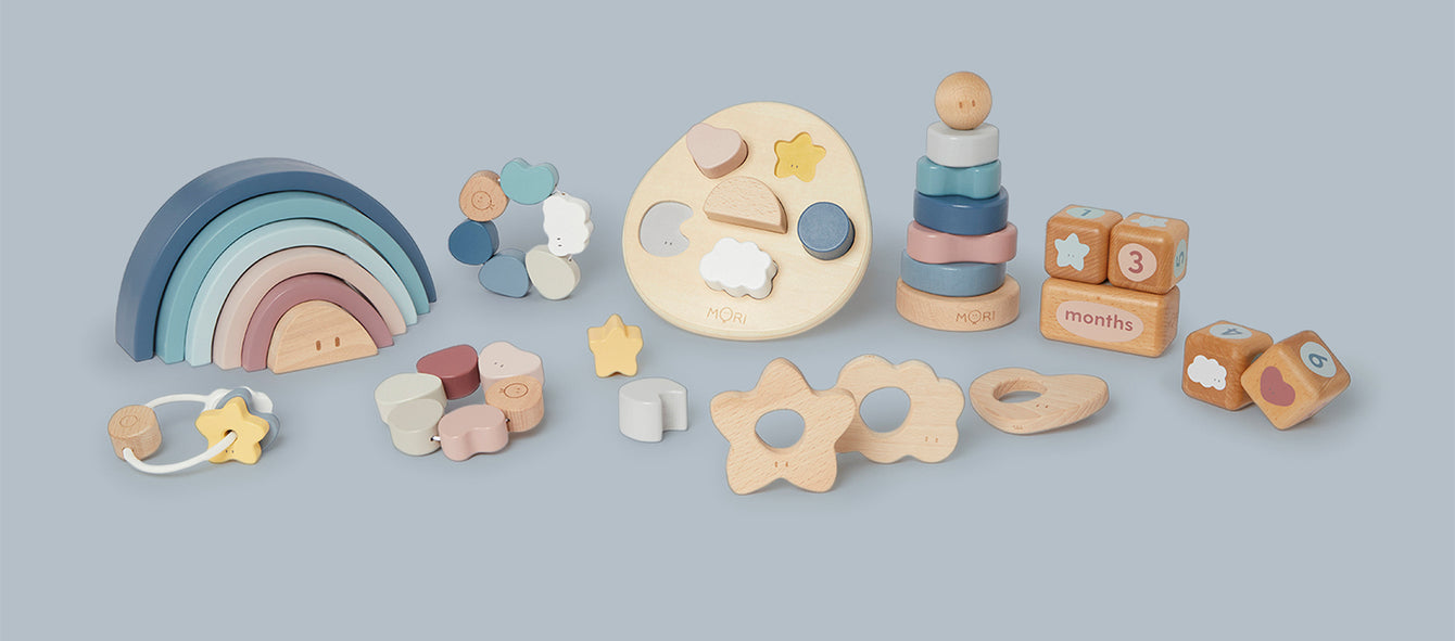 MORI’s Montessori-style wooden toys for babies & kids