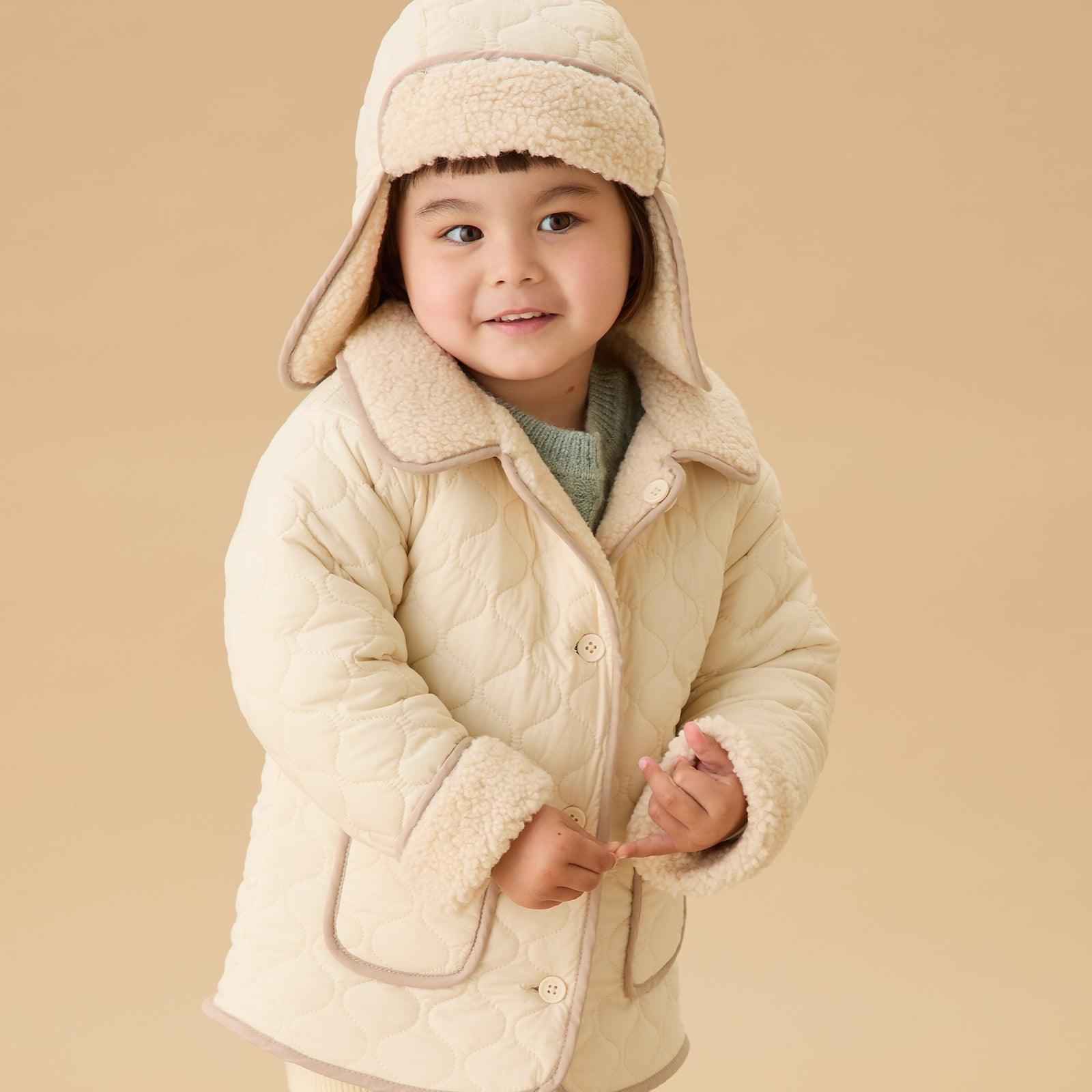 MORI Reversible Borg Jacket & Trapper Hat
